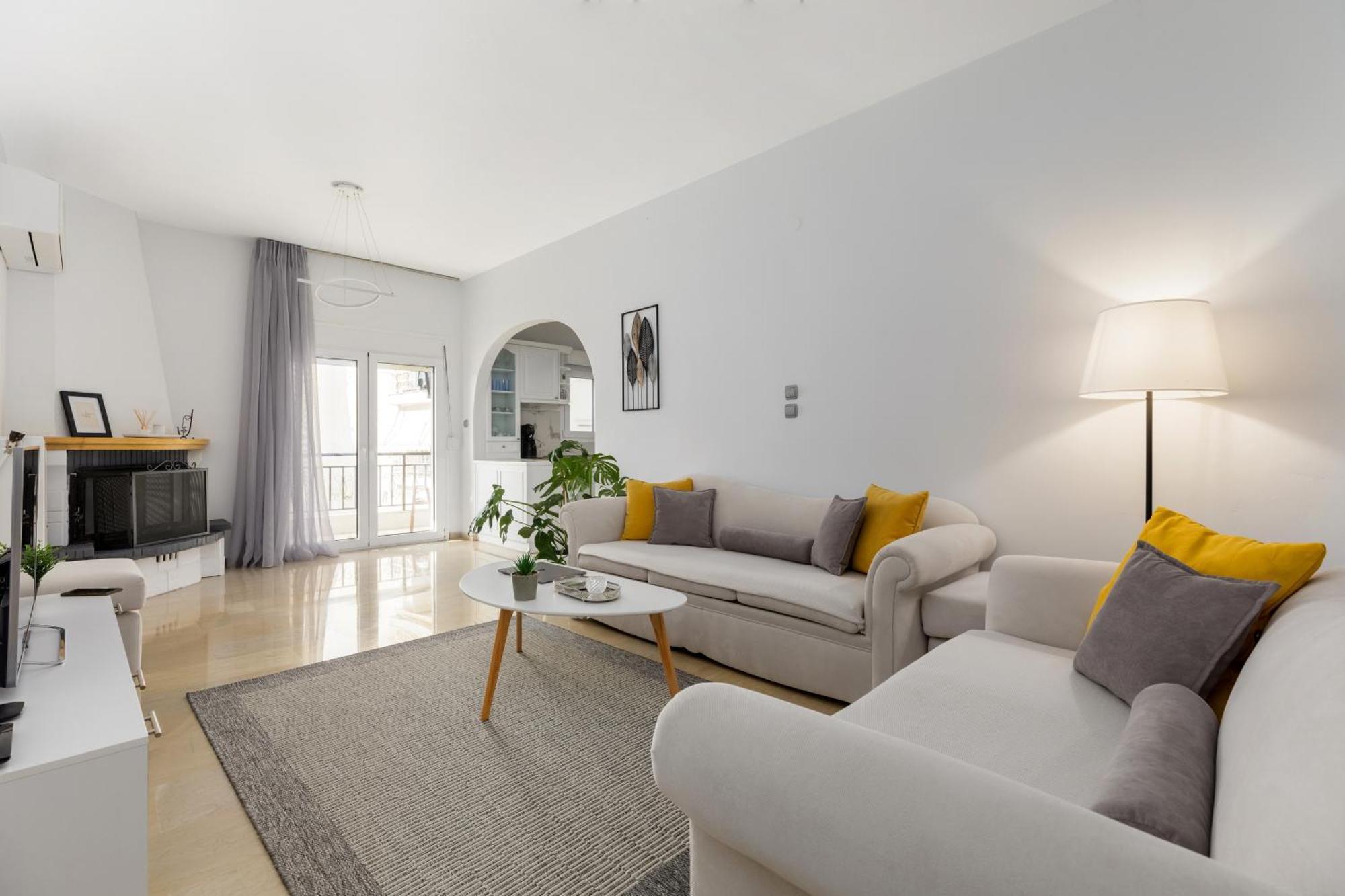 53 Central Luxury Apartment Kalamaria Thessaloníki Eksteriør bilde